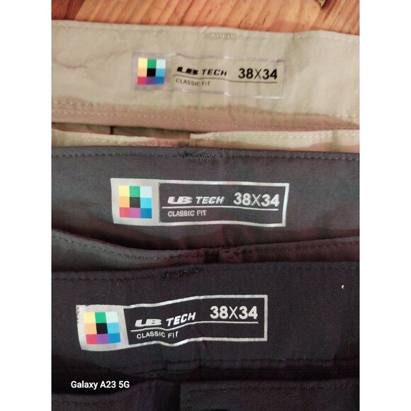 UB Tech Mens Cargo Utility Pants Size 38x34 Classic Fit Lot Of 3 Gorpcore Hiking - Picture 8 of 16